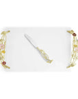 Michael Aram Wildflowers Cheeseboard with Knife