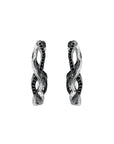 Michael Aram Wisteria Hoops with Diamonds