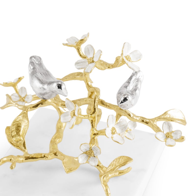 Lovebirds Silver & Gold