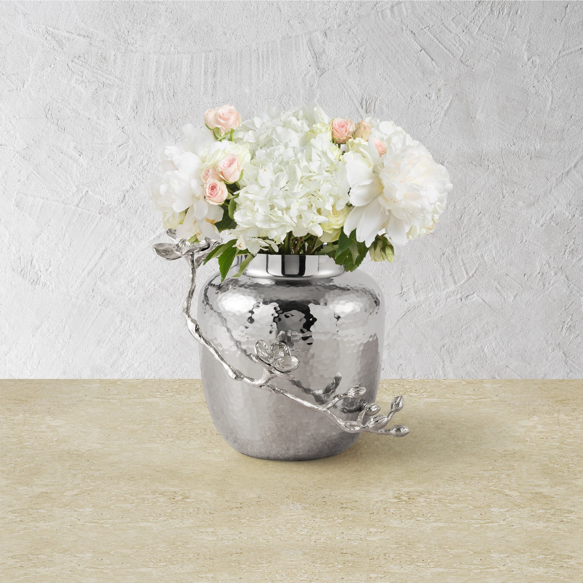 White Orchid Vase