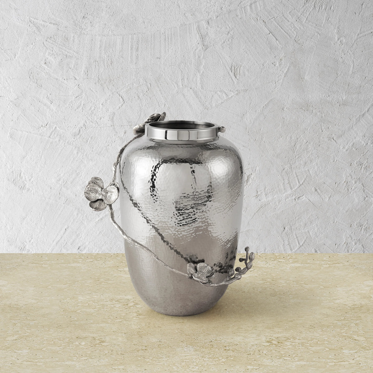 White Orchid Vase