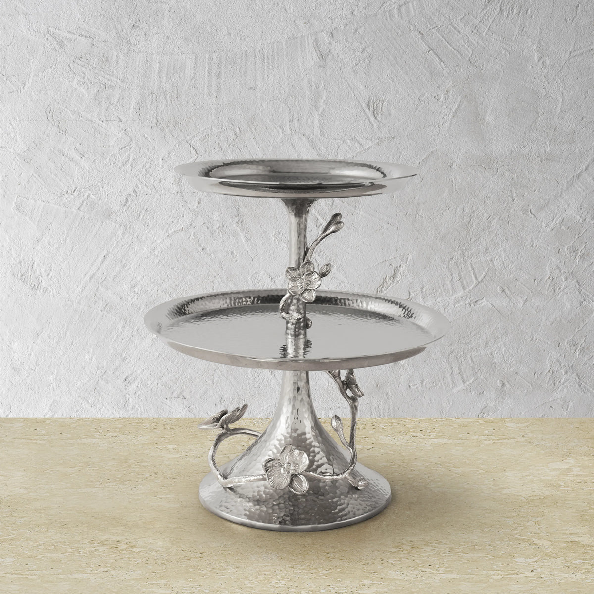 Michael Aram White Orchid 2-Tier Etagere