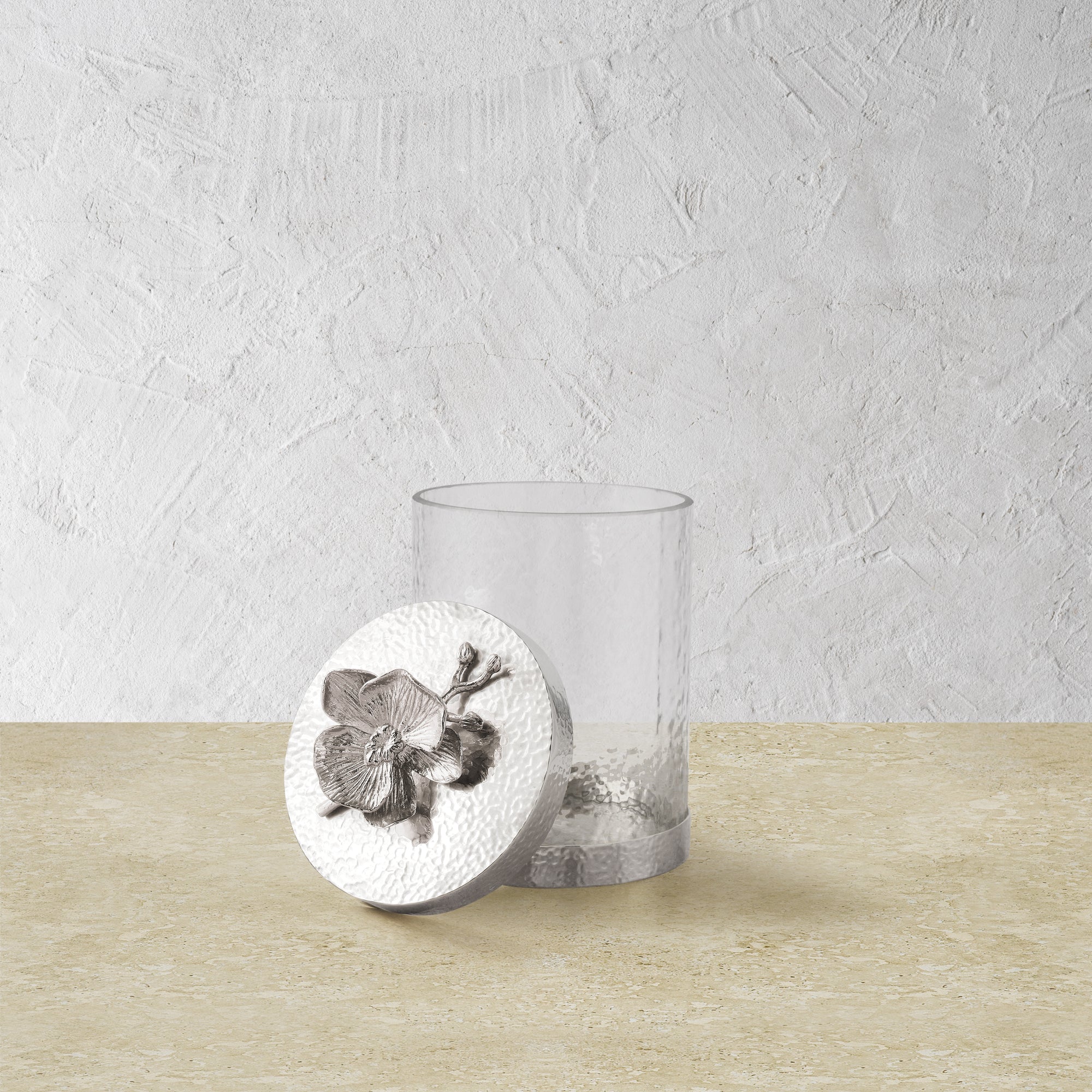 White Orchid Canisters