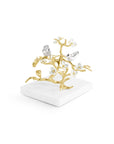 Lovebirds Silver & Gold  Decorative Object