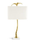 Palm Table Lamp - Marble