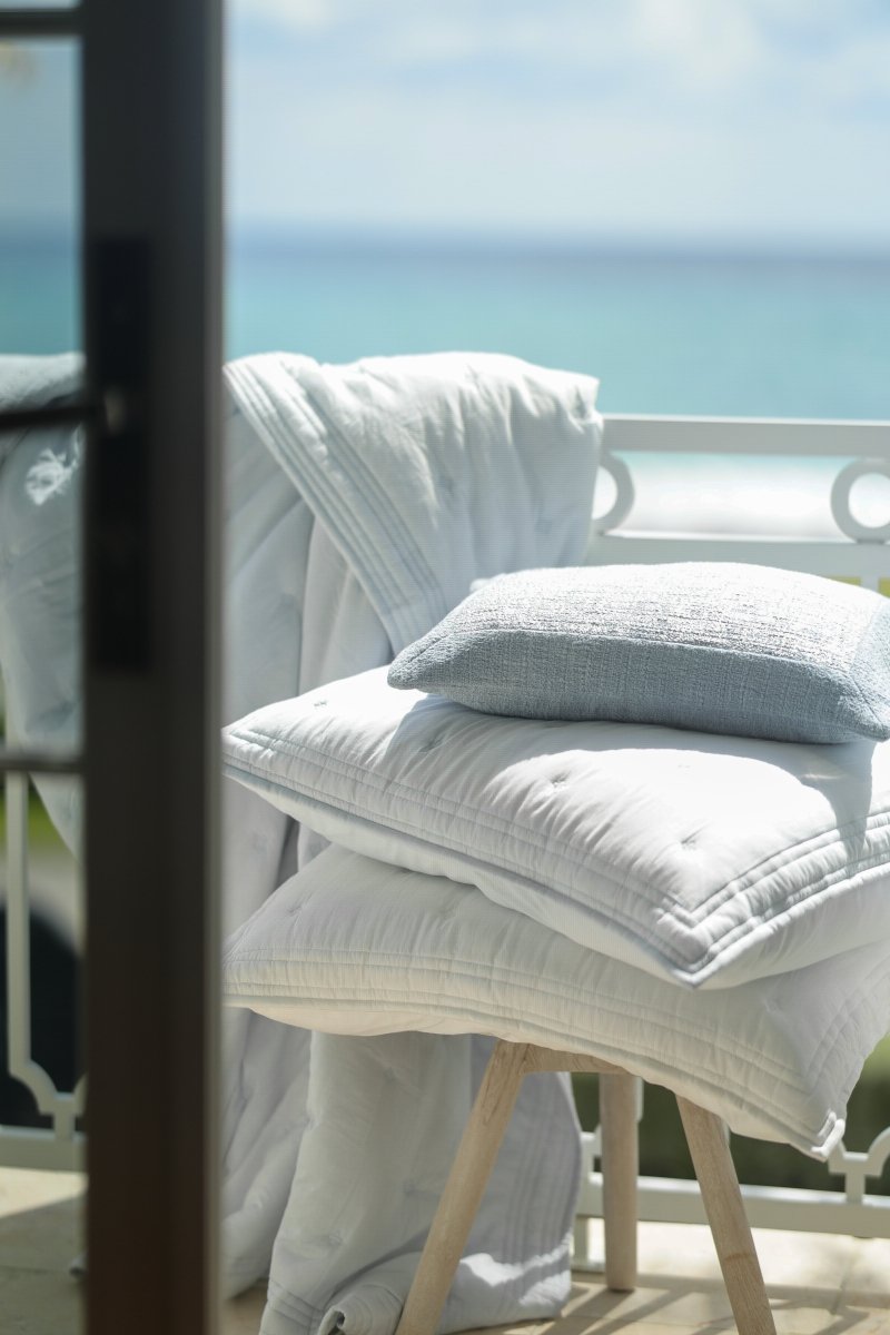 Michael Aram After The Storm Dec Pillow Sky and Silver