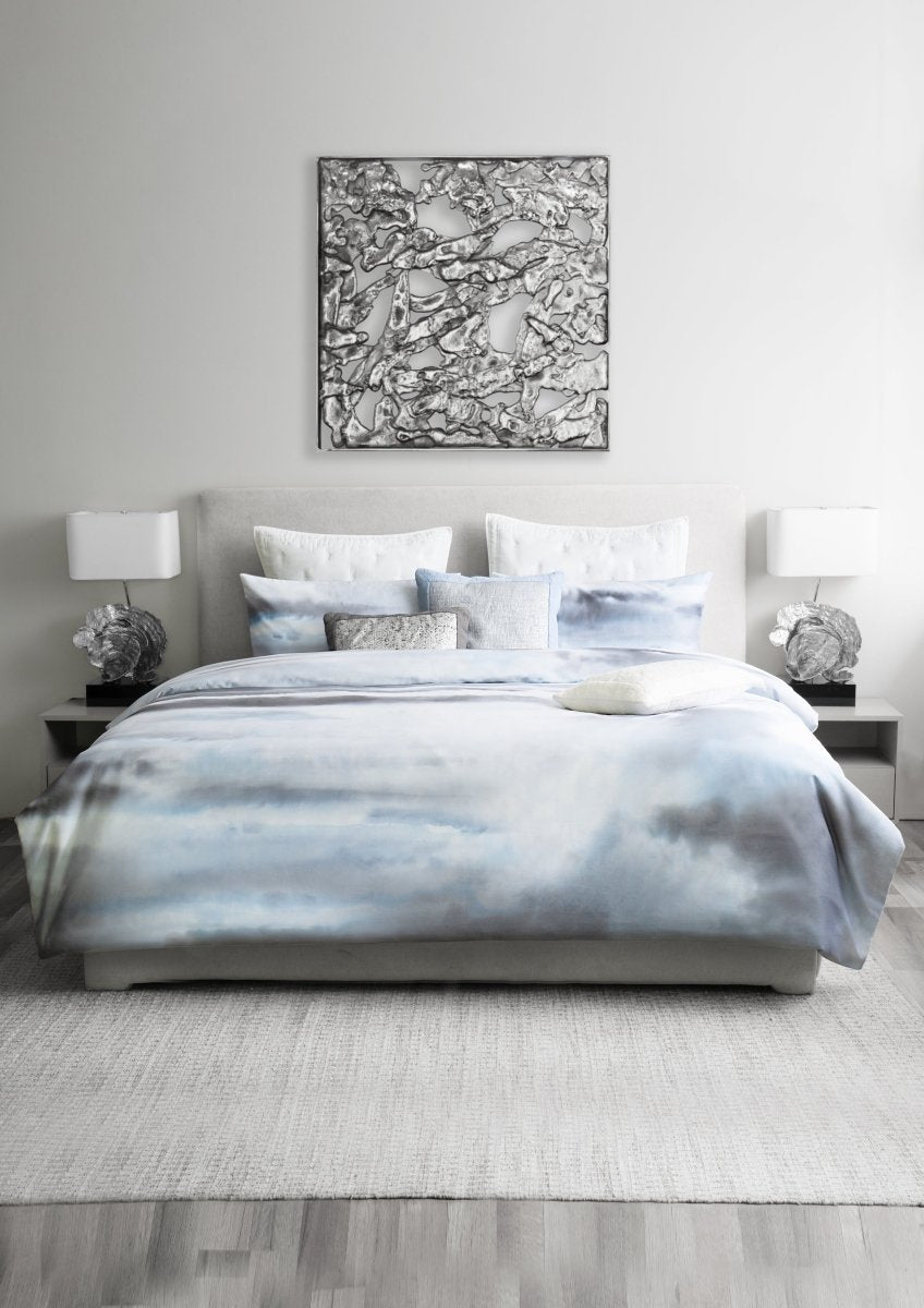 Michael Aram After The Storm Dec Pillow Sky and Silver