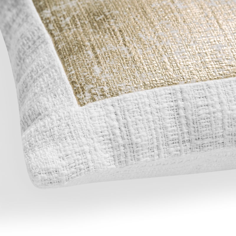 Michael Aram After The Storm Dec Pillow White and Gold