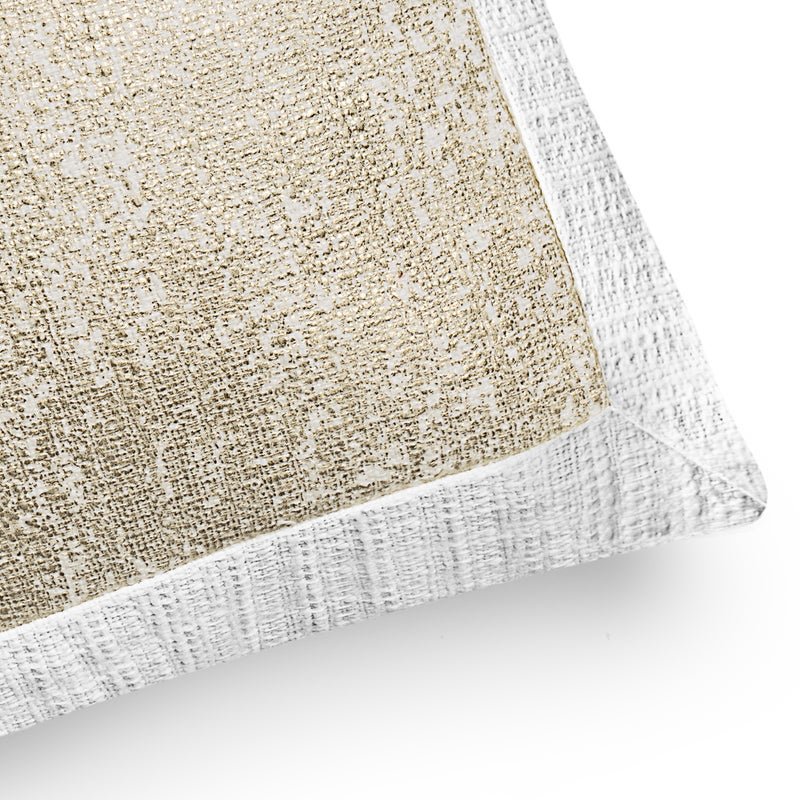 Michael Aram After The Storm Dec Pillow White and Gold