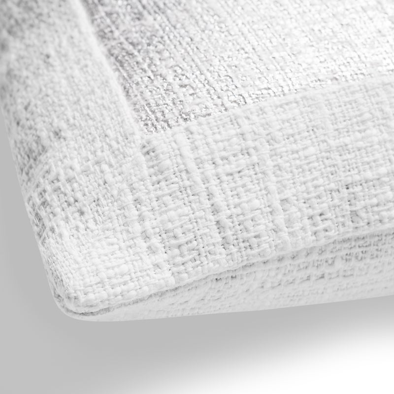 Michael Aram After The Storm Dec Pillow White and Silver