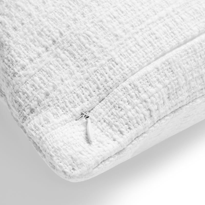 Michael Aram After The Storm Dec Pillow White and Silver