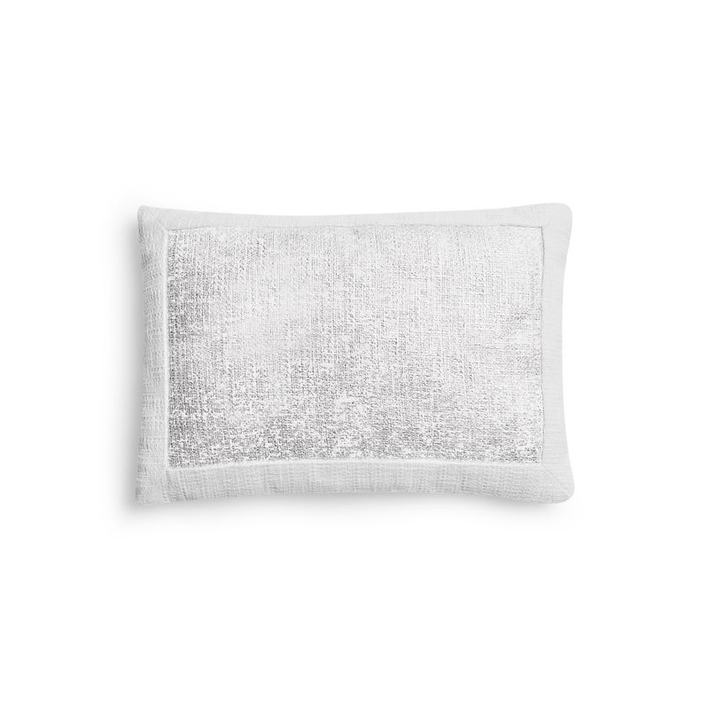 Michael Aram After The Storm Dec Pillow White and Silver