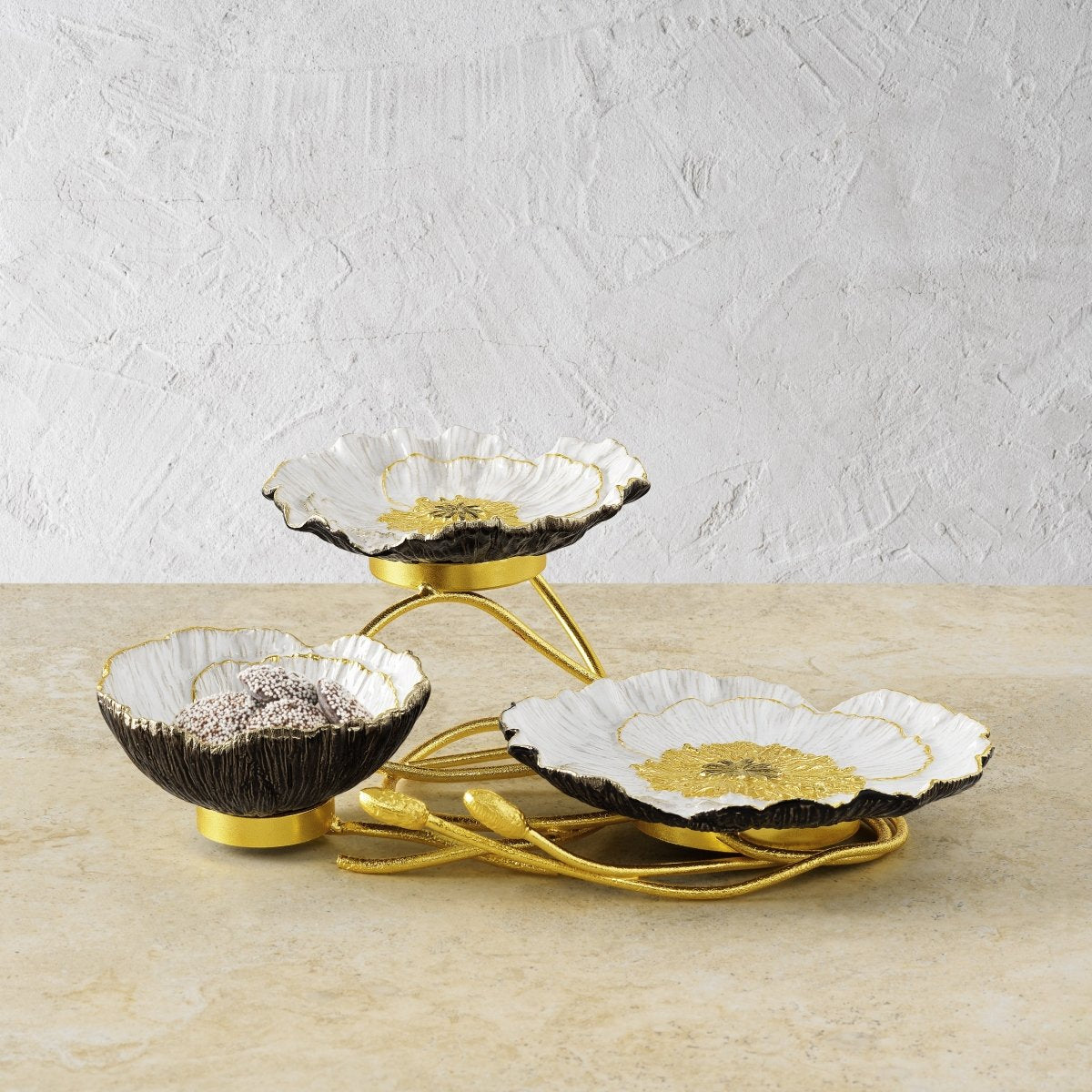 Michael Aram Anemone 3 - Tier Dish
