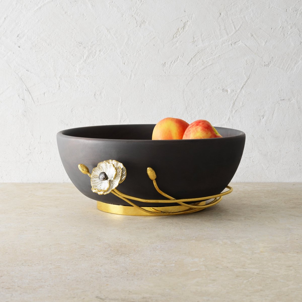 Michael Aram Anemone Wood Bowl