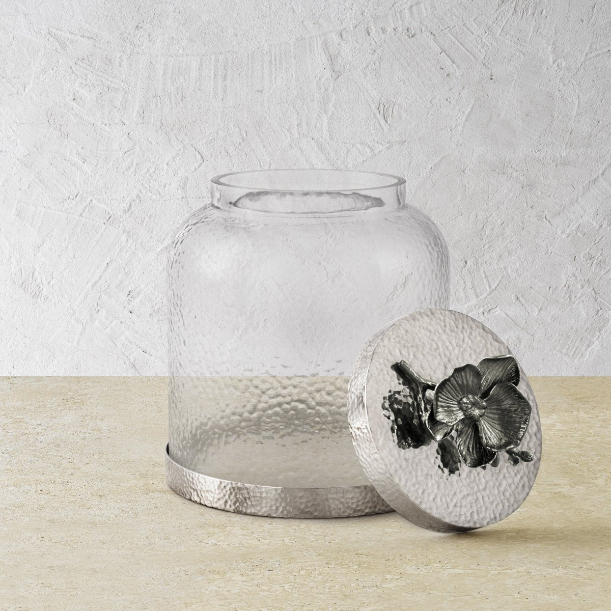 Michael Aram Black Orchid Cookie Jar