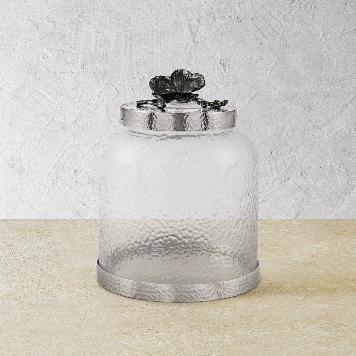 Michael Aram Black Orchid Cookie Jar