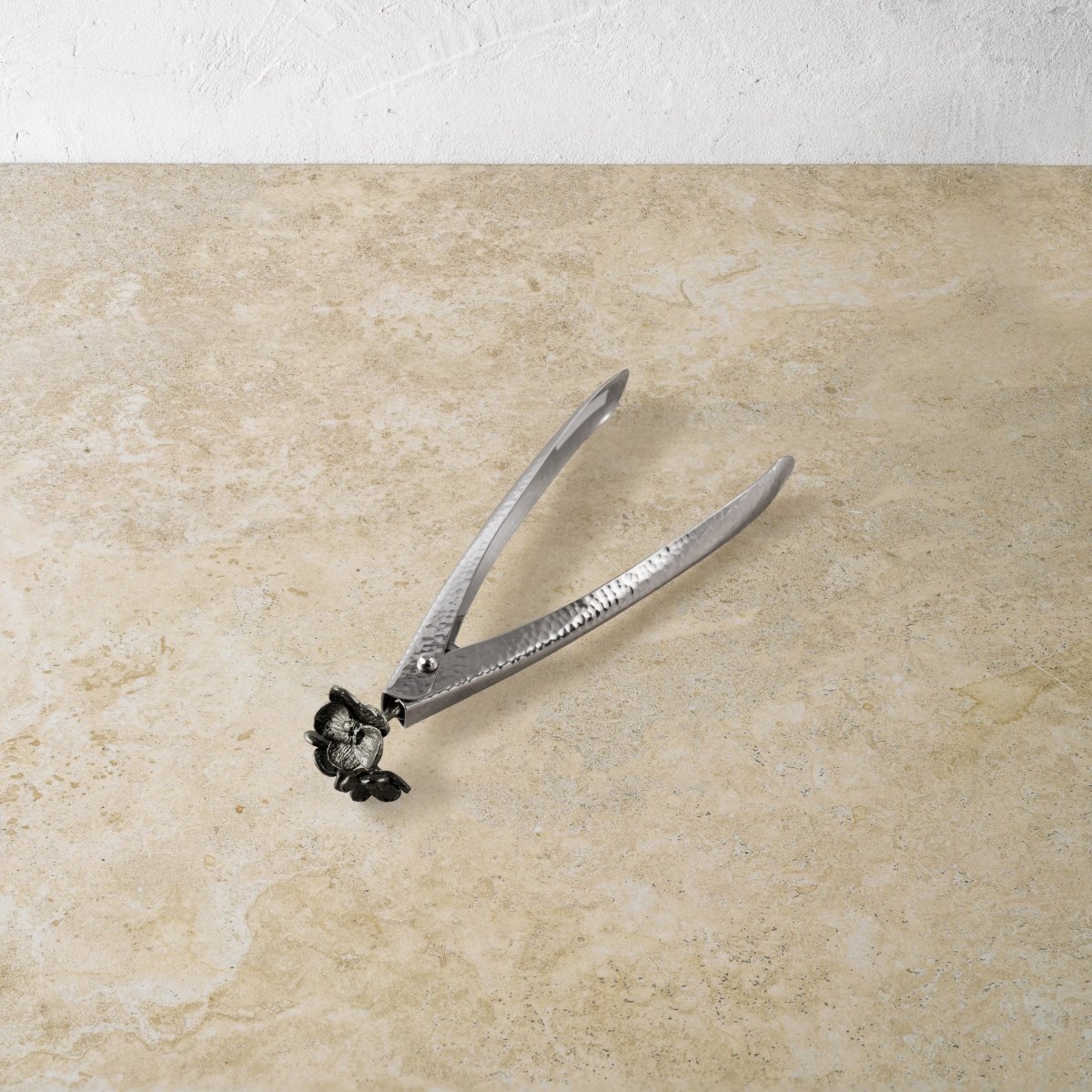 Michael Aram Black Orchid Lock Spring Tongs