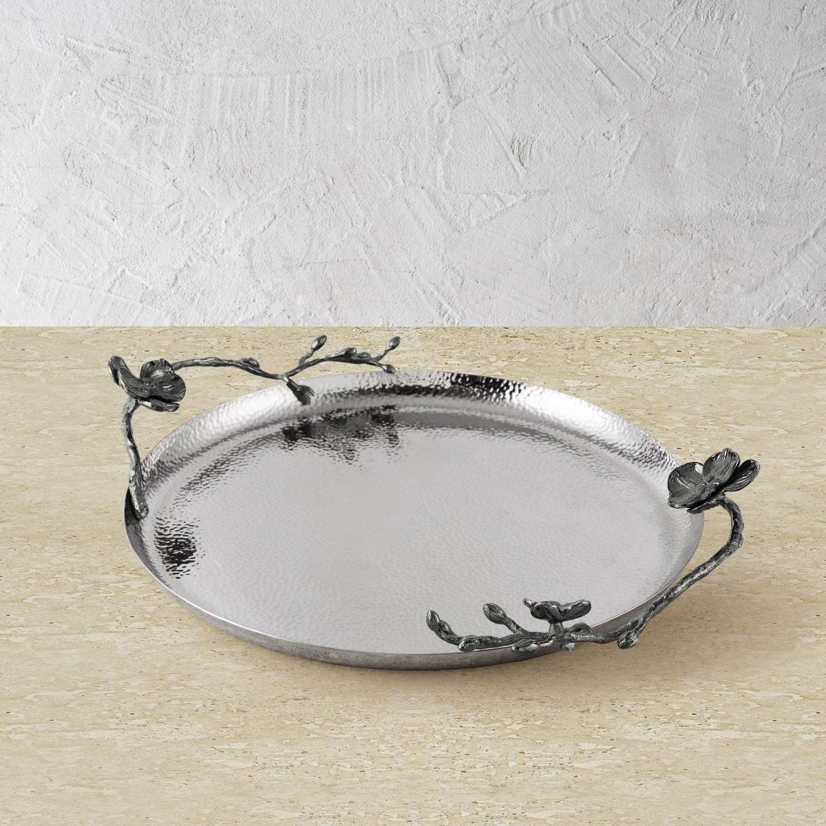 Michael Aram Black Orchid Round Tray