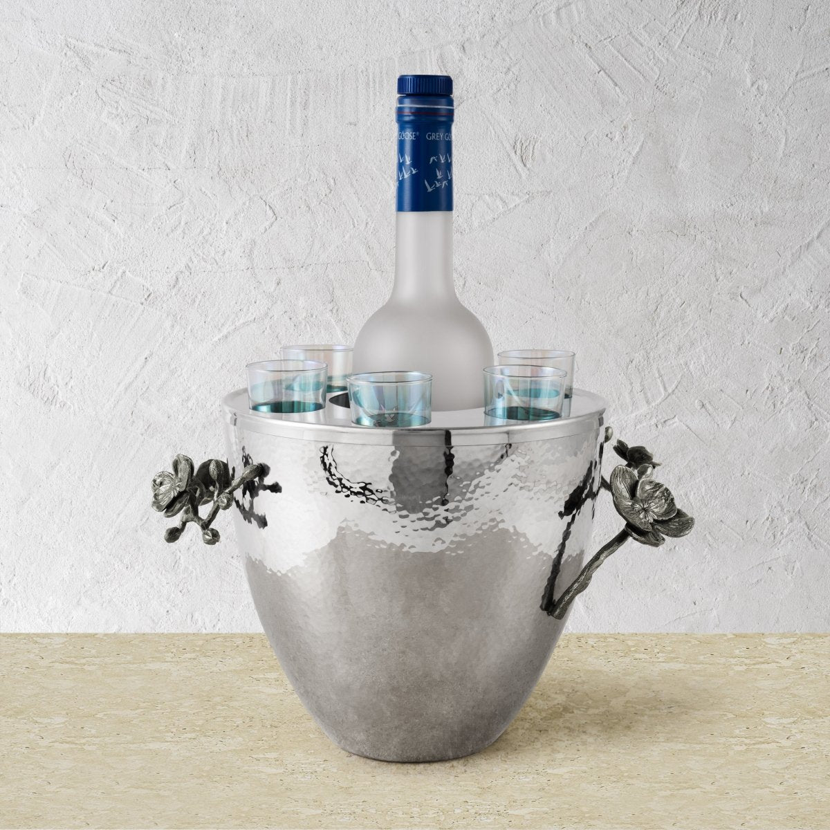 Michael Aram Black Orchid Vodka Service