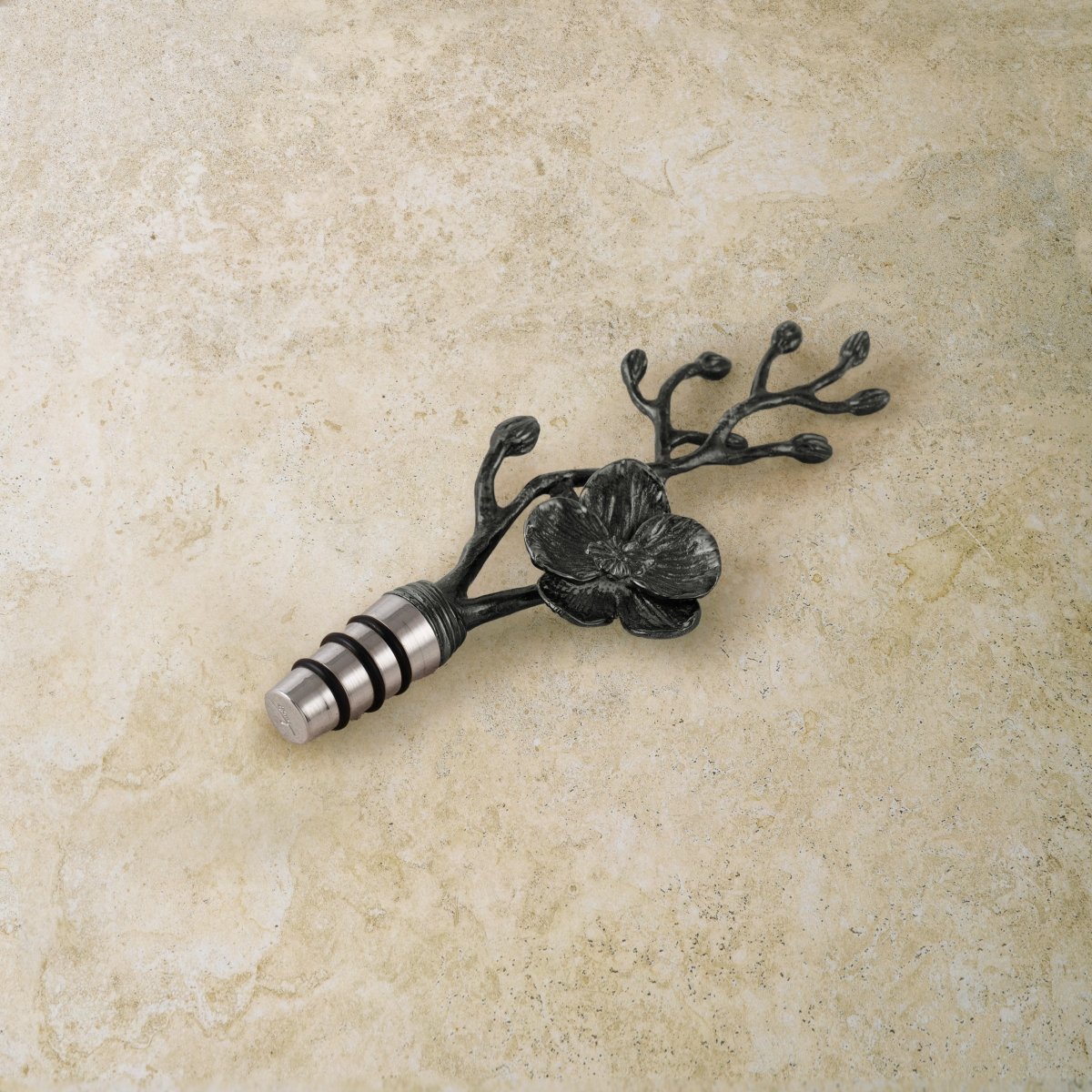 Michael Aram Black Orchid Wine Stopper