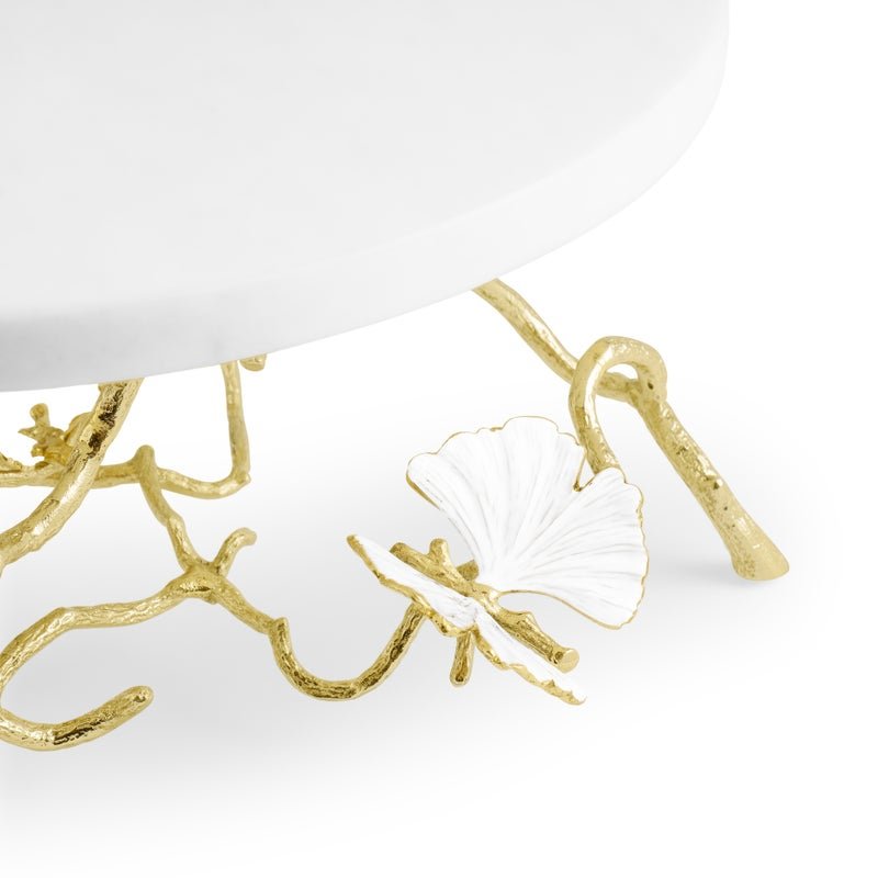 Michael Aram Butterfly Gingko Gold Cakestand