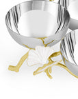 Michael Aram Butterfly Gingko Gold Triple Bowl