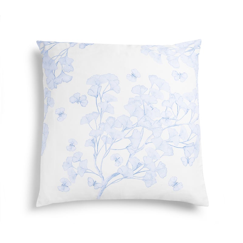 Michael Aram Butterfly Ginkgo Euro Shams - Sky and White