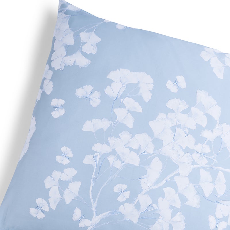 Michael Aram Butterfly Ginkgo Euro Shams - Sky and White