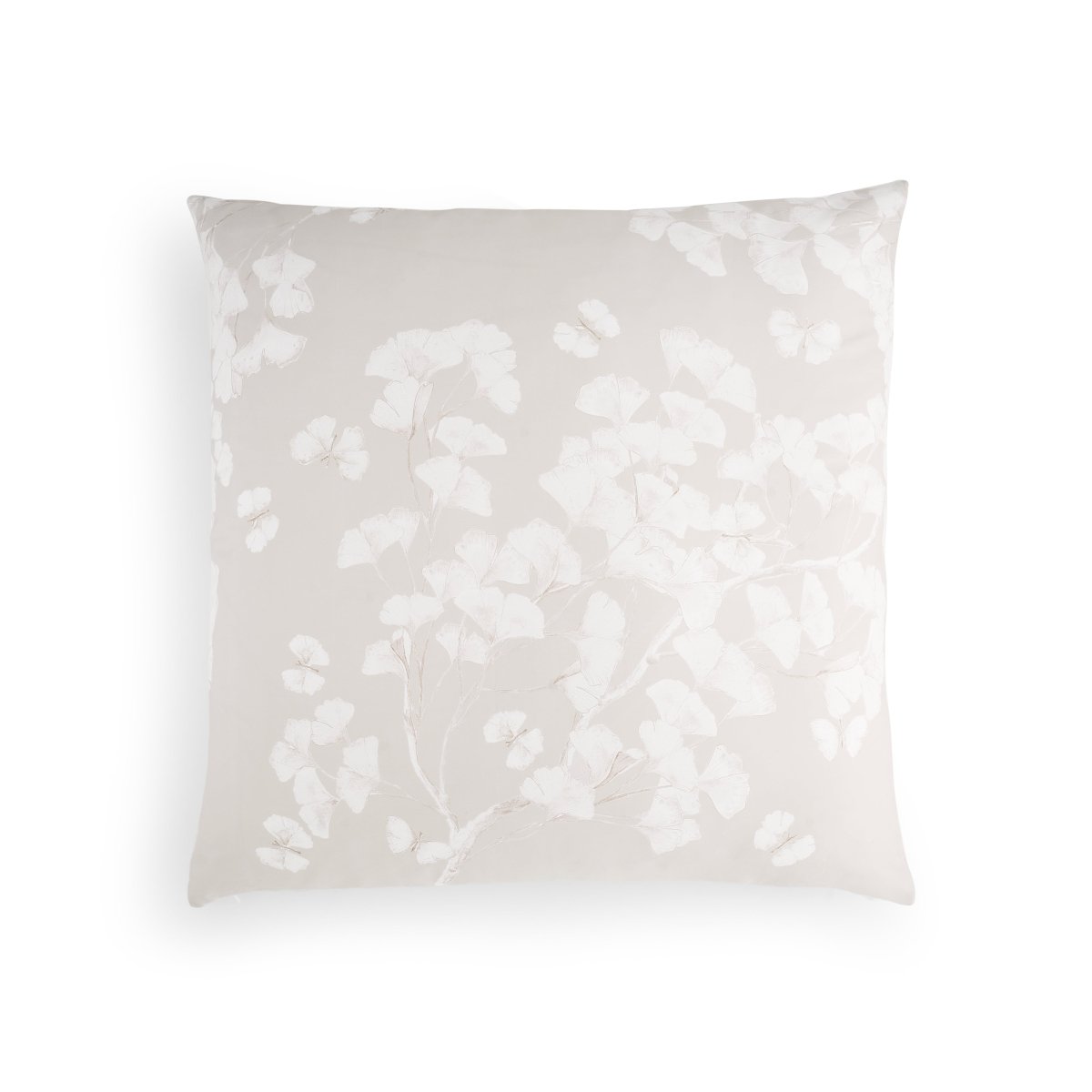 Michael Aram Butterfly Ginkgo Euro Shams - Stone and White