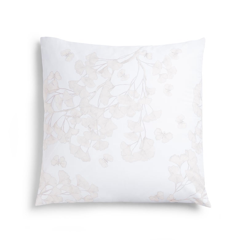 Michael Aram Butterfly Ginkgo Euro Shams - Stone and White