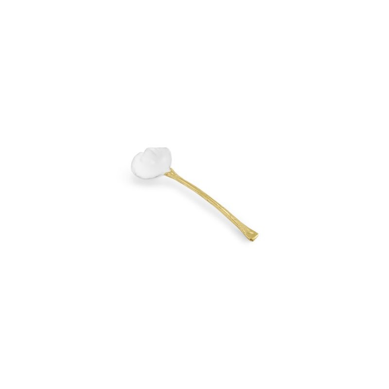 Michael Aram Butterfly Ginkgo Gold Caviar Dish with Spoon