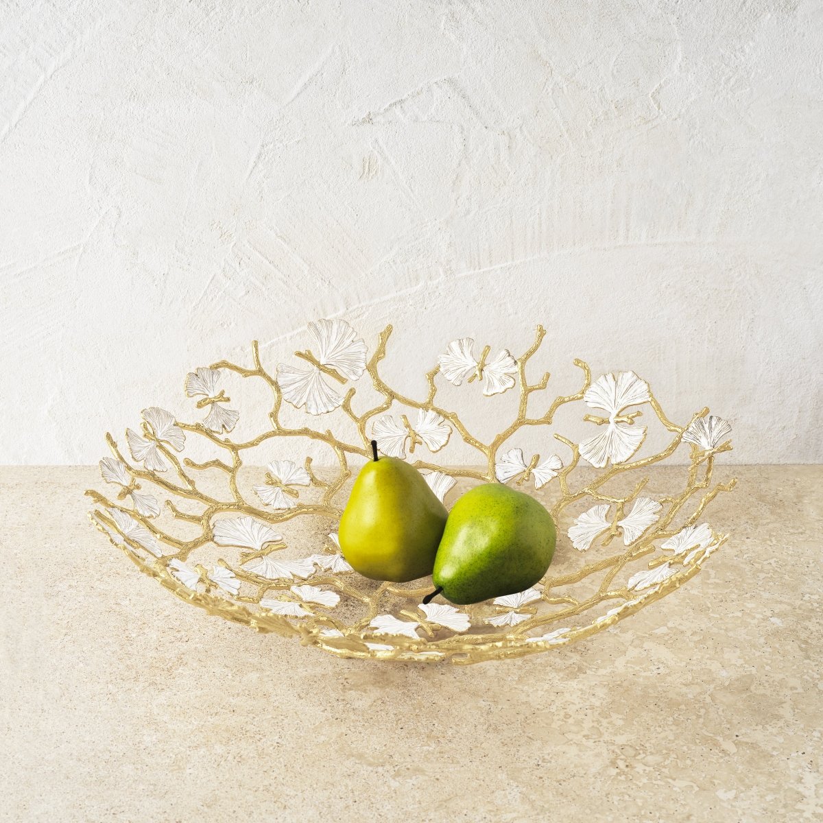 Michael Aram Butterfly Ginkgo Gold Centerpiece Platter