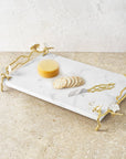 Michael Aram Butterfly Ginkgo Gold Cheeseboard with Spreader