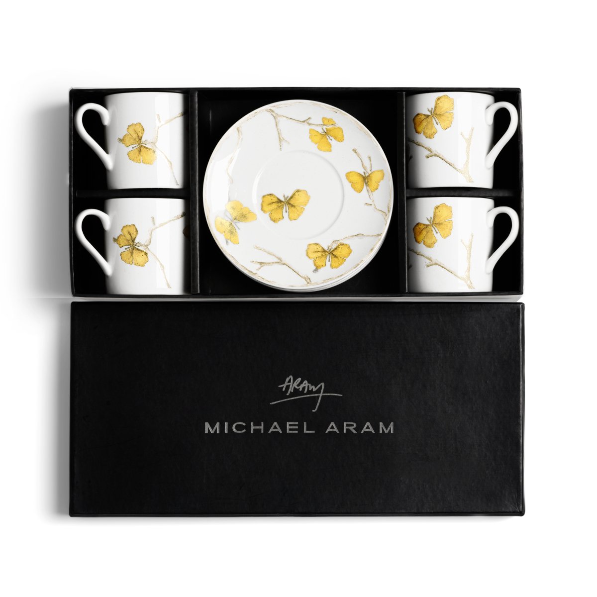 Michael Aram Butterfly Ginkgo Gold Demitasse