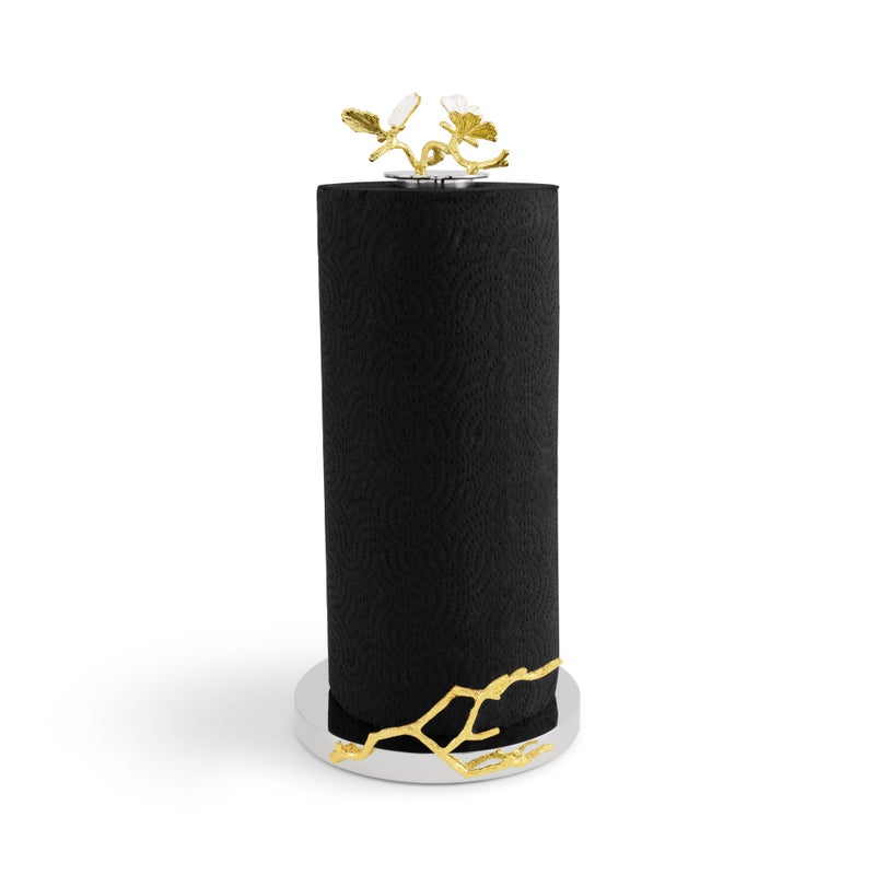 Michael Aram Butterfly Ginkgo Gold Paper Towel Holder
