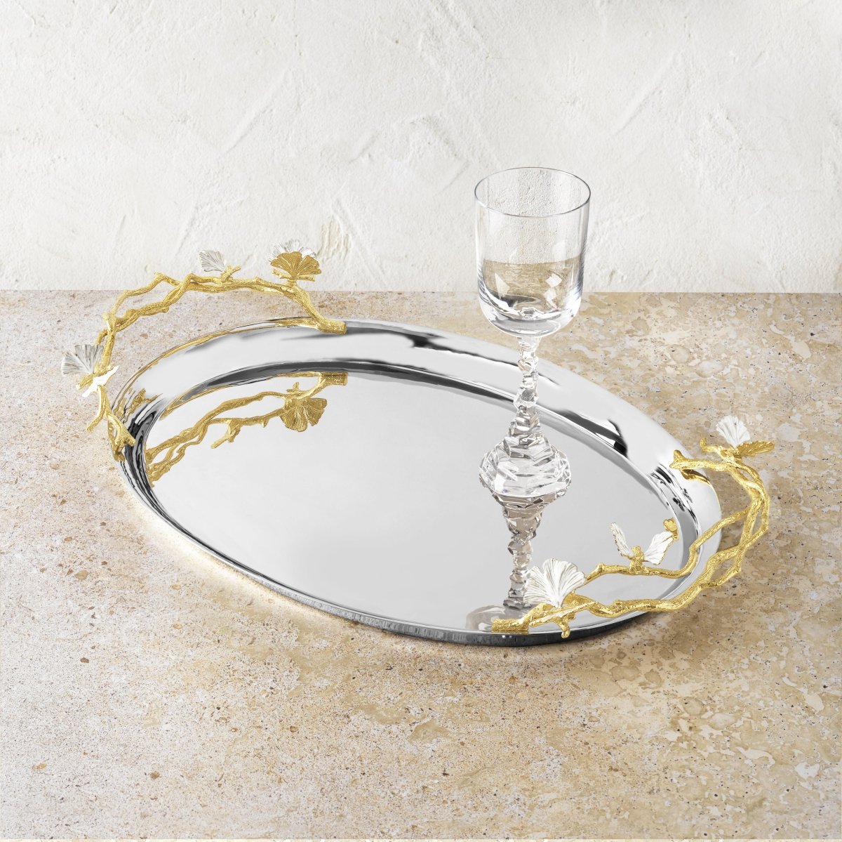 Michael Aram Butterfly Ginkgo Gold Tray