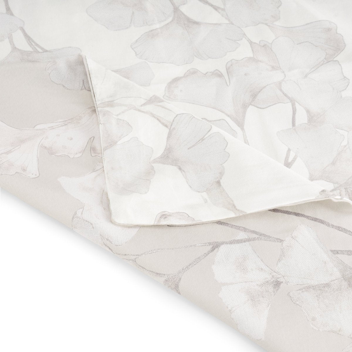 Michael Aram Butterfly Ginkgo King Duvet Stone and White