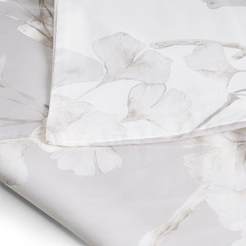 Michael Aram Butterfly Ginkgo King Duvet Stone and White