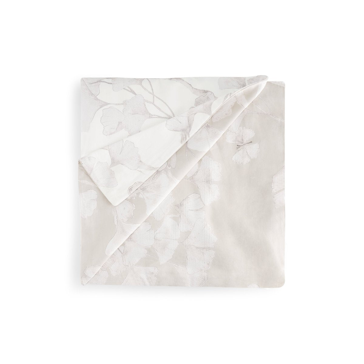 Michael Aram Butterfly Ginkgo King Duvet Stone and White