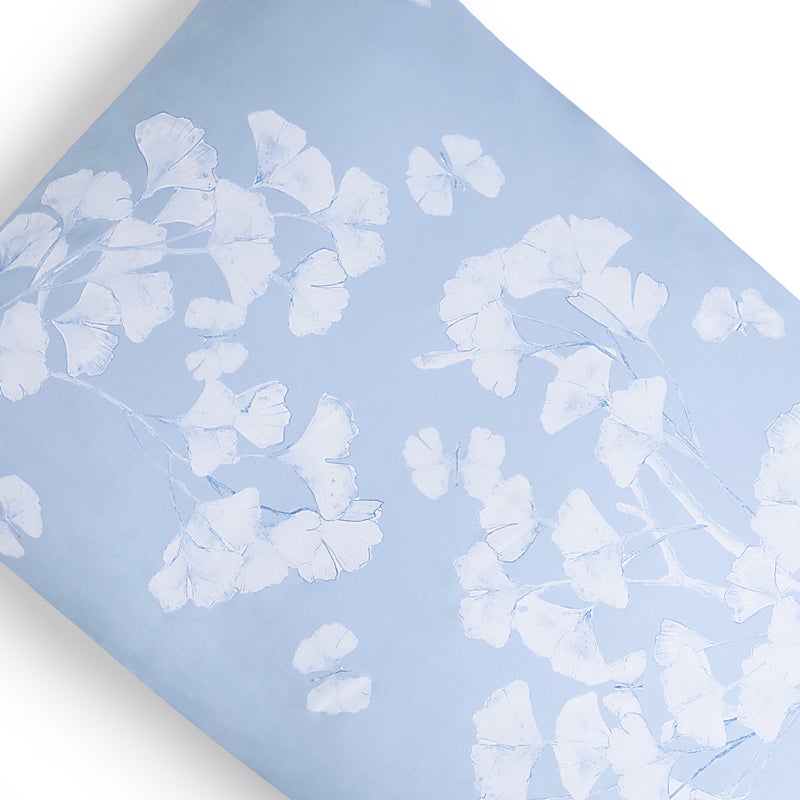 Michael Aram Butterfly Ginkgo King Shams - Sky and White
