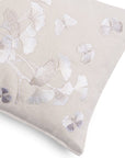 Michael Aram Butterfly Ginkgo Ombre Embroidered Dec Pillow Beige and Crème
