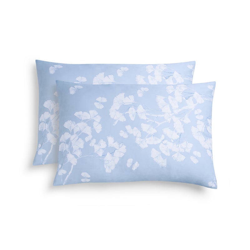 Michael Aram Butterfly Ginkgo Standard Shams - Sky and White