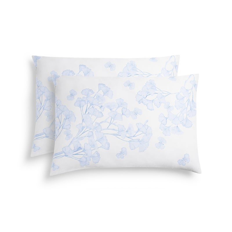 Michael Aram Butterfly Ginkgo Standard Shams - Sky and White