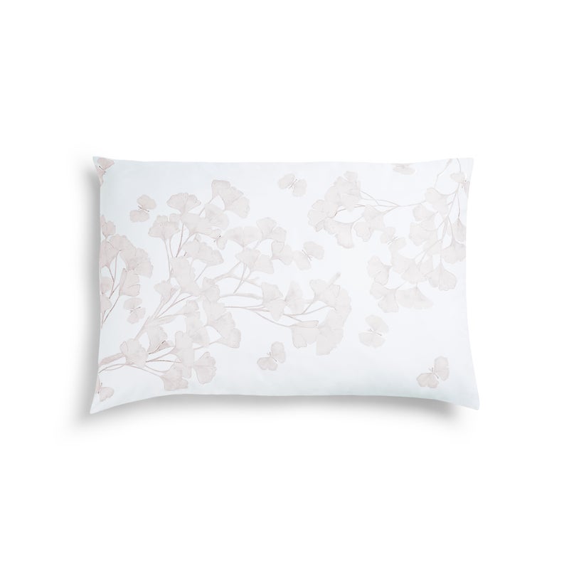 Michael Aram Butterfly Ginkgo Standard Shams - Stone and White