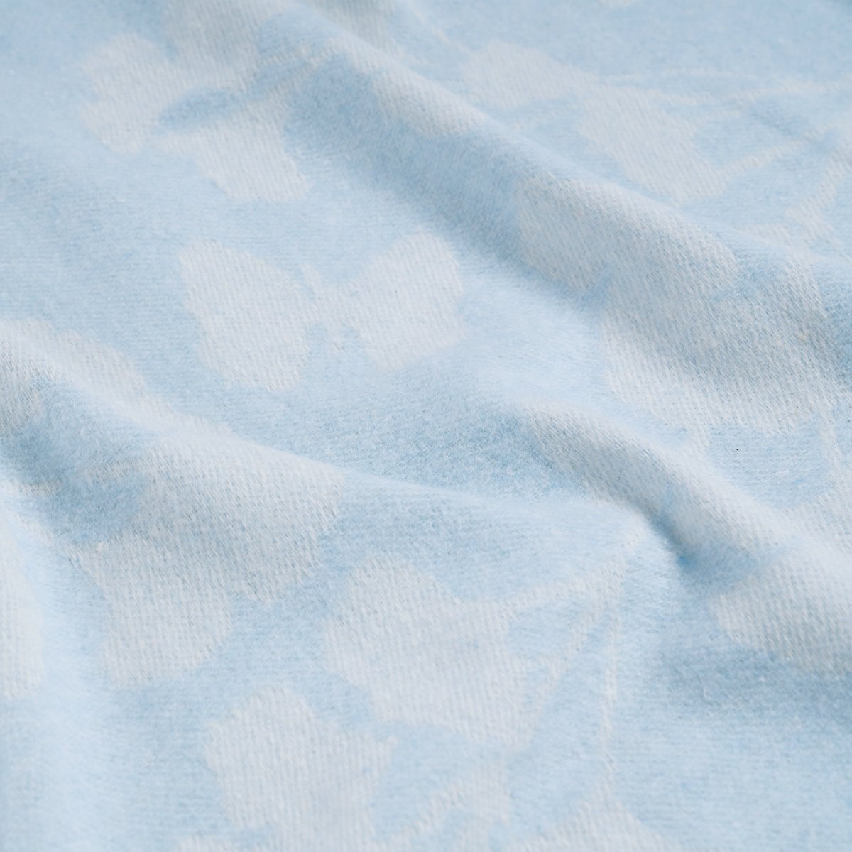 Michael Aram Butterfly Ginkgo Throw Sky and White