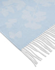 Michael Aram Butterfly Ginkgo Throw Sky and White