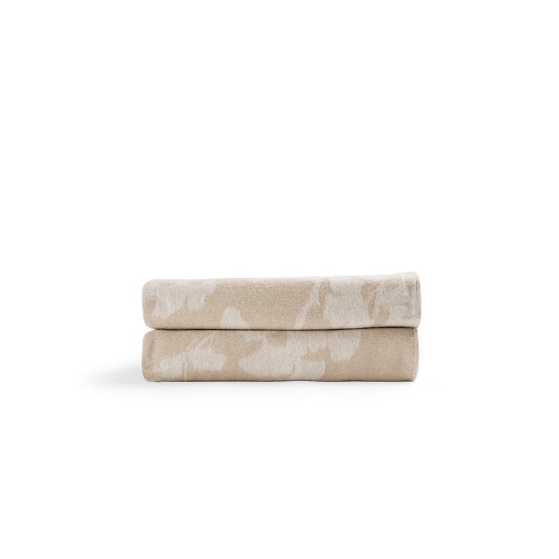 Michael Aram Butterfly Ginkgo Throw Stone and White