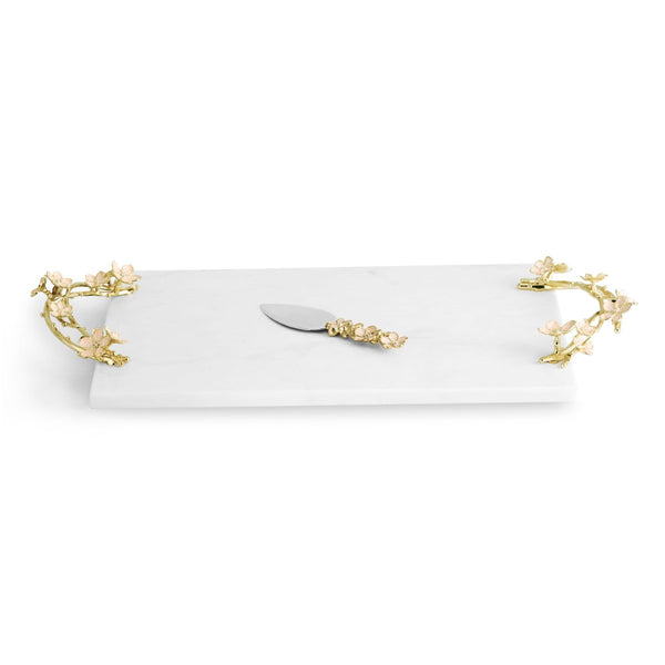Michael Aram Cherry Blossom Cheese Board with Spreader