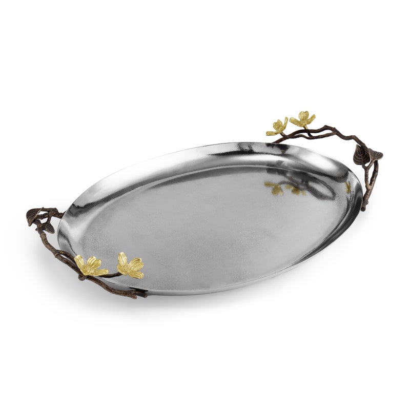 Michael Aram Dogwood Oval Tray