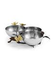 Michael Aram Dogwood Triple Bowl
